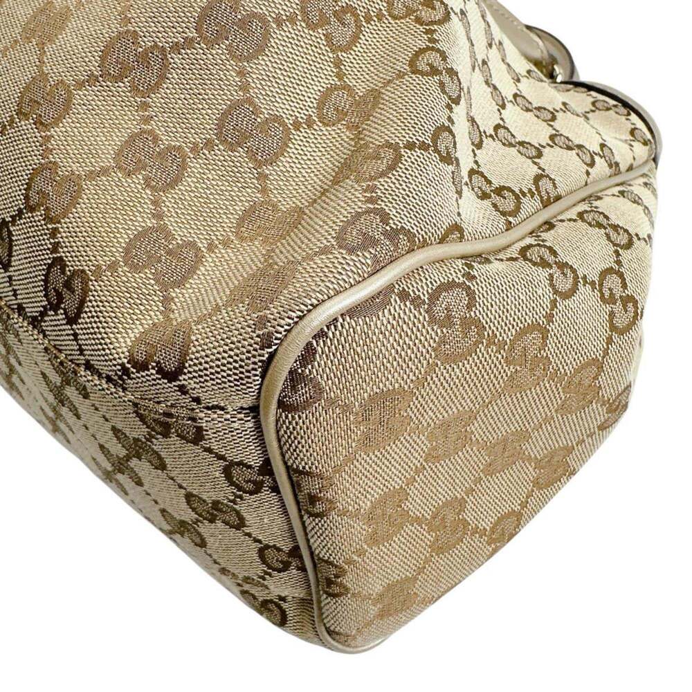 GUCCI Cream Canvas Tote Bag - Picture 6 of 16